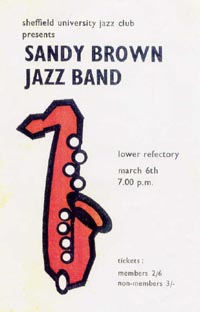 Sandy Brown concert poster